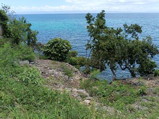 846sqm clean title beachfront cliff lot in Tabalong, Dauis Panglao Island
