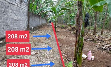 Jual Tanah di Kota Wonosari Gunungkidul Murah ada 5 Bidang