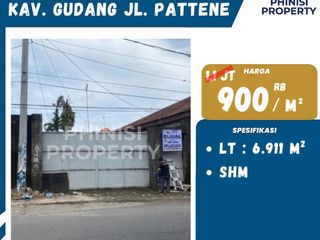 DIJUAL Kavling Gudang Besar di Jl Pattene