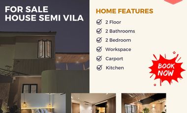 DIJUAL RUMAH 2 LANTAI SEMI VILLA MODERN & BARU JIMBARAN KUTA SELATAN