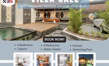 FOR SALE LUXURIOUS AND SPACIOUS VILLA IN THE CENTER OF SEMINYAK AREA