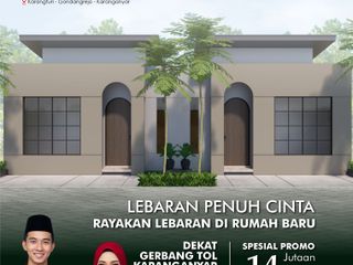 RUMAH 14 JUTAAN DI SOLO UTARA