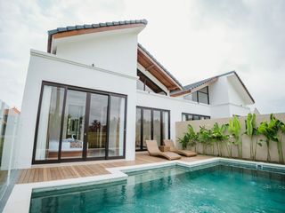 Dijual 2 Villa Dengan View Sawah Area Dekat Ubud