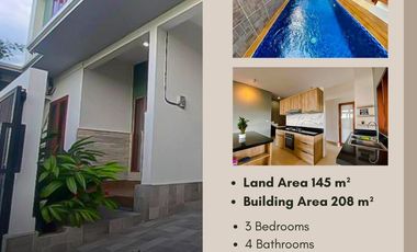 FOR SALE RUMAH VILLA BRAND NEW BUDUK DALUNG VIEW SAWAH DEKAT CANGGU