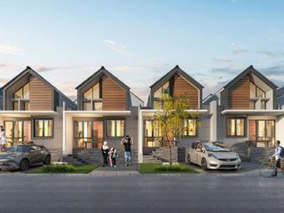 Rumah dengan ceiling tinggi Cluster Spring valley di sentul Bogor