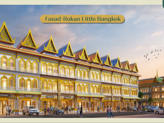 Rukan 3 Lantai Little Bangkok di PIK 2