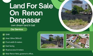 FOR SALE TANAH TUKAD BATANG HARI RENON DENPASAR