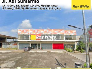 Dijual Ruko Jalan Adi Soemarmo, dekat Bandara, siap pakai, Kartasura