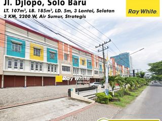 Dijual Ruko 3 Lantai Baru Kawasan Bisnis Solo Baru di Jl. Dlopo