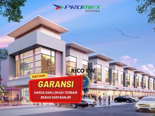 Ruko Komersil 3Bisnis Sapphire Saphire 2 Lantai Karawang Siap Pakai