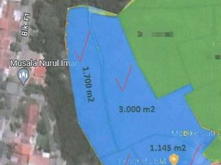 Tanah bagus akses jalan 2 mobil, di Depok beji