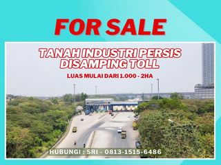 Dijual Cepat Tanah Industri Samping Tol Delta Silicon1Lippo Cikarang