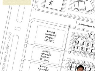 Kavling Komersil Gading Serpong Lokasi Boulevard Samping Black Owl