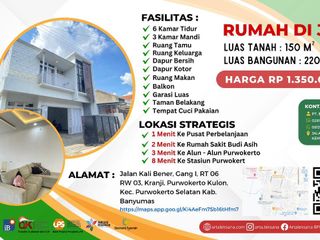 RUMAH DIJUAL BISA BUAT INVESTASI GUEST HOUSE