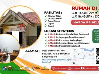 JUAL RUMAH MURAH DI DERMASARI SUSUKAN BANYUMAS