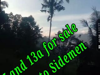 Land 13a for Sale close to Sidemen Traditional Village Bali