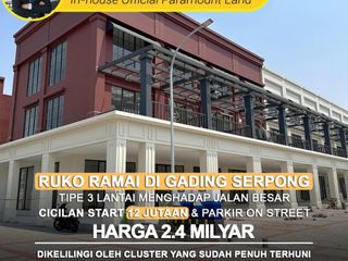Ruko Murah Ready Madison Grande Potensial Sewa yang tinggi