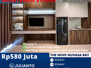 TURUN HARGA Dijual CEPAT Apartemen Studio Siap Huni di The Nove Nuvasa