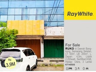 DIJUAL RUKO TENGAH KOTA SEMARANG KOMPLEK RUKO BANGKONG PLAZA