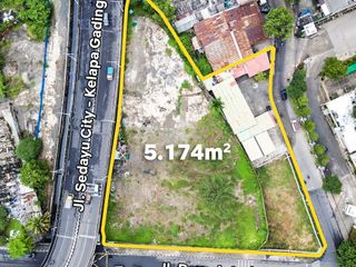 Kavling Hoek, di Jl Raya Arteri Kelapa Gading