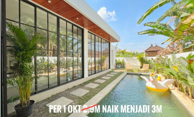 BRAND NEW 2 BEDROOMS MINIMALIST  VILLA NEAR CANGGU