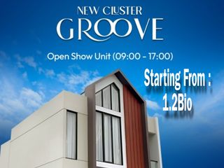 GROOVE at Fortune Graha Raya Rumah 2 Lantai DP 0%