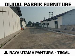 FACTORY FOR SALE IN TEGAL, CENTRAL JAVA. DIJUAL PABRIK/ GUDANG TEGAL, JALAN UTAMA PANTURA