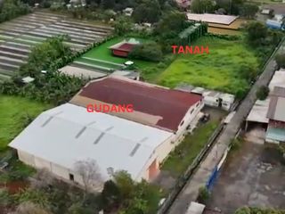 Disewakan Tanah dan Gudang di Batu Ceper