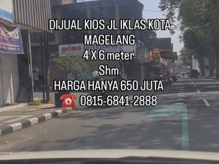 DIJUAL KIOS SIAP PAKAI LOKASI STRATEGIS DI JL IKLAS KOTA MAGELANG