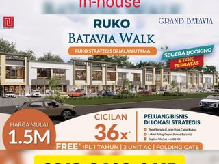 Ruko Batavia Walk di Jalan raya Cadas kukun Lias dan strategis