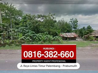 Disewakan tanah keras 6 Ha Jln Inderalaya-Prabumulih km 43 (dekat SAP)
