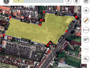 JUAL TANAH 3,09 HEKTAR (30.900M²) jalan raya IMAM BONJOL DENPASAR arah KUTA BALI