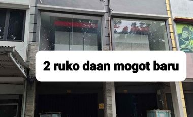 Dijual ruko gandeng 2, hadap utara daan mogot baru