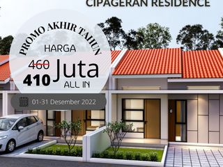 Rumah Nuansa Villa Modern dikawasan Sejuk Cimahi Utara