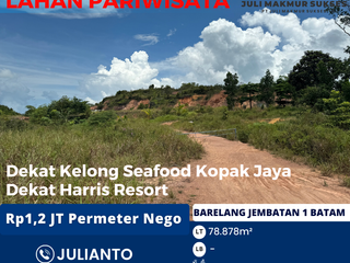 Dijual MURAH Lahan Pariwisata di Barelang Jembatan 1 Batam
