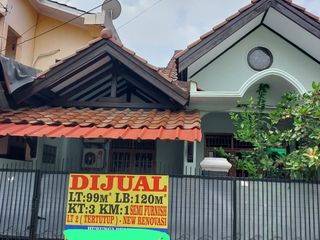 dijual  rumah baru di renovasi Pondok cikunir Indah bebas banjir