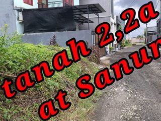 Dijual Tanah 2,2a di Sanur Jln Danau Tempe Denpasar Bali
