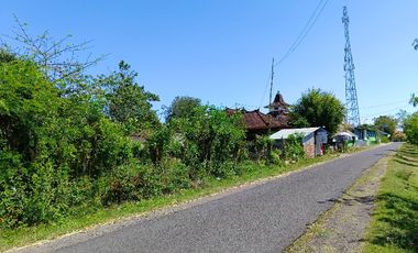 TANAH PINGGIR JALAN ASPAL  ZONA INDUSTRI 28.5 ARE DI PENGAMBENGAN