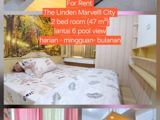 Sewa apartemen the Linden harian mingguan bulanan di Surabaya pusat