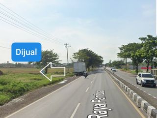 Tanah padat di  Losarang indramayu