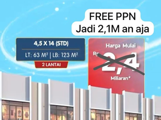 Ruko Santa Monica Gading Serpong Dekat Sekolah Tarakanita Lokasi Ramai