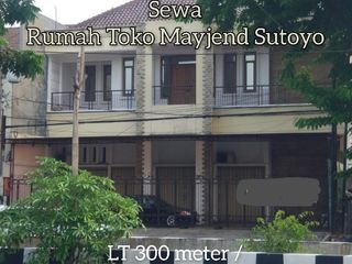 Sewa Ruko Rumah Toko Tengah Kota 520 meter Mayjend Sutoyo Semarang