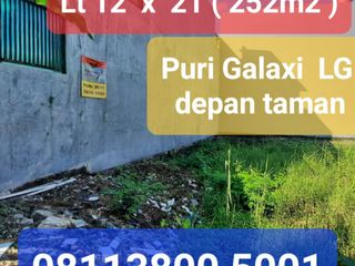 JUAL KAVLING murah‼️PURI GALAXI DEPAN TAMAN
