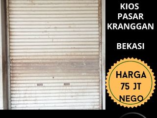 DIJUAL KIOS MURAH, NEGO SAMPE DEAL DI PASAR KRANGGAN