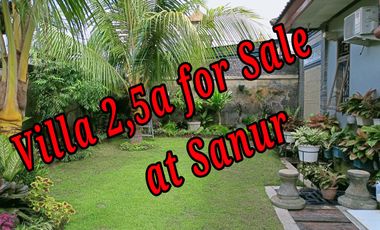 Villa 2,5a for Sale at Jln Matahari Terbit Sanur Denpasar Bali