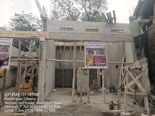 Jual Ruko Lagi Tahap pembangunan lokasi jln Sukamaju Desa Cimekar