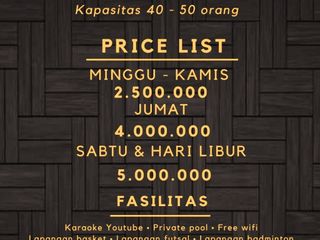 VILLA BUMI ASA puncak bogor view bagus & fasilitas lengkap