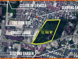 Dijual Tanah sangat Strategis diJalan Raya Cisauk arah Muncul
