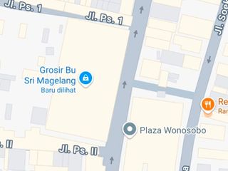 Kios dijual Pasar Induk Wonosobo