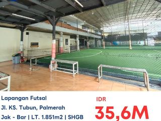 DIJUAL LAPANGAN FUTSAL PALMERAH JAKARTA BARAT